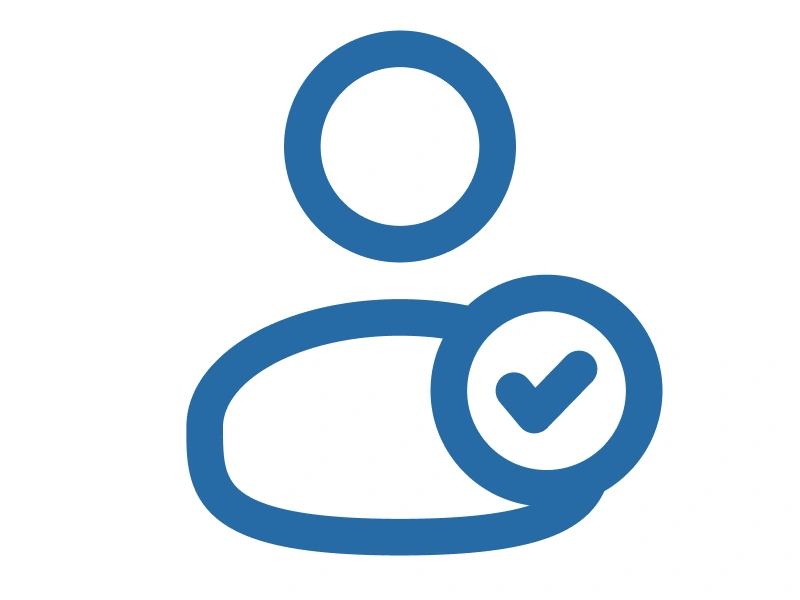 1xBet account verification icon