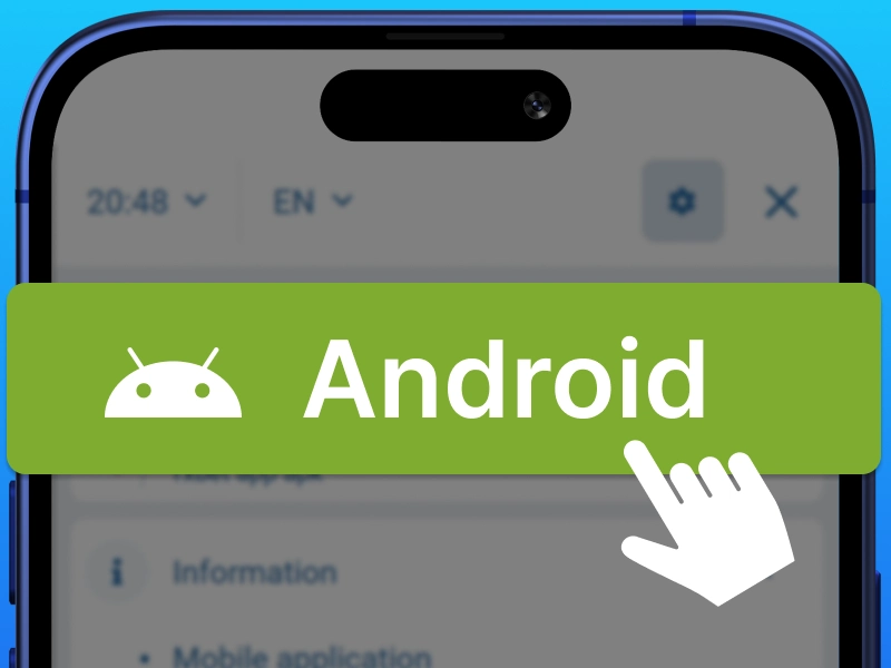 1xBet Android app download page with Google Play redirect option
