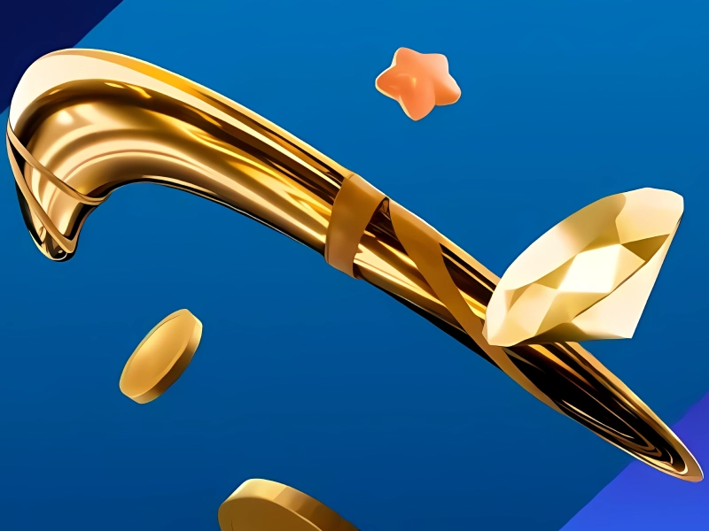 1xbet VIP bonuses — golden horn, gemstones, and exclusive reward visuals