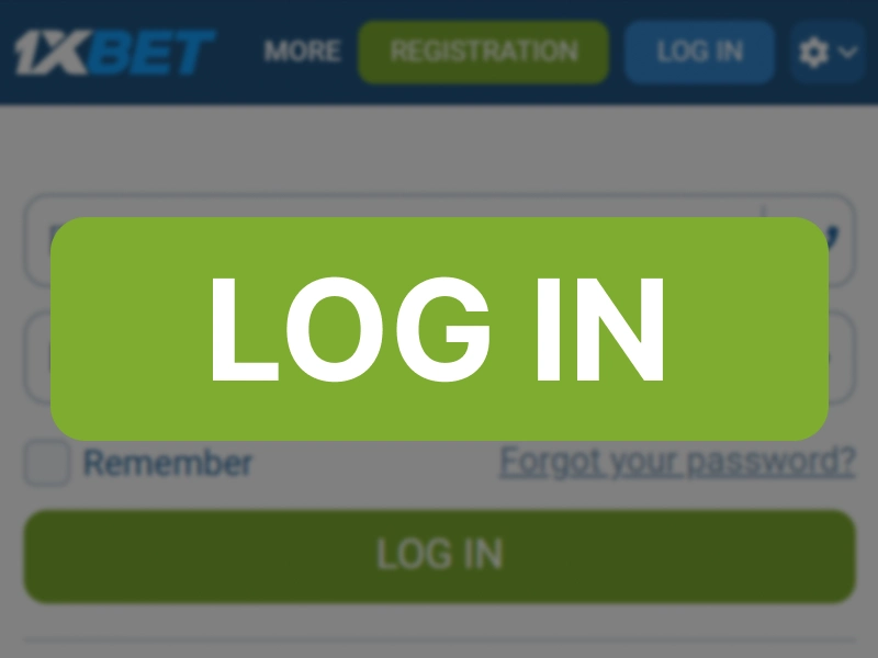 1xBet Kenya successful login confirmation screen granting access to betting account